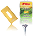 EMBerg Endurance Blades (18 Pack) for  Automower  McCulloch Robotic Lawnmower Mowing Lawn Mower Robo Robot Accessories Replacement Blade for 315 430 435 450 Others. (ium Coated)