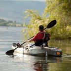 Camo Sport Fisher Tandem Kayak with Paddles and Backrests