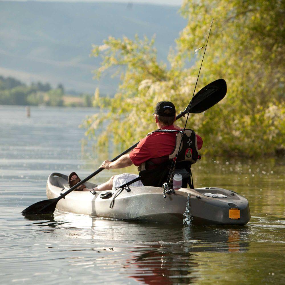 Camo Sport Fisher Tandem Kayak with Paddles and Backrests