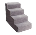 Dallas Manufacturing Co. 4 Step Home Dcor Pet Steps, Gray