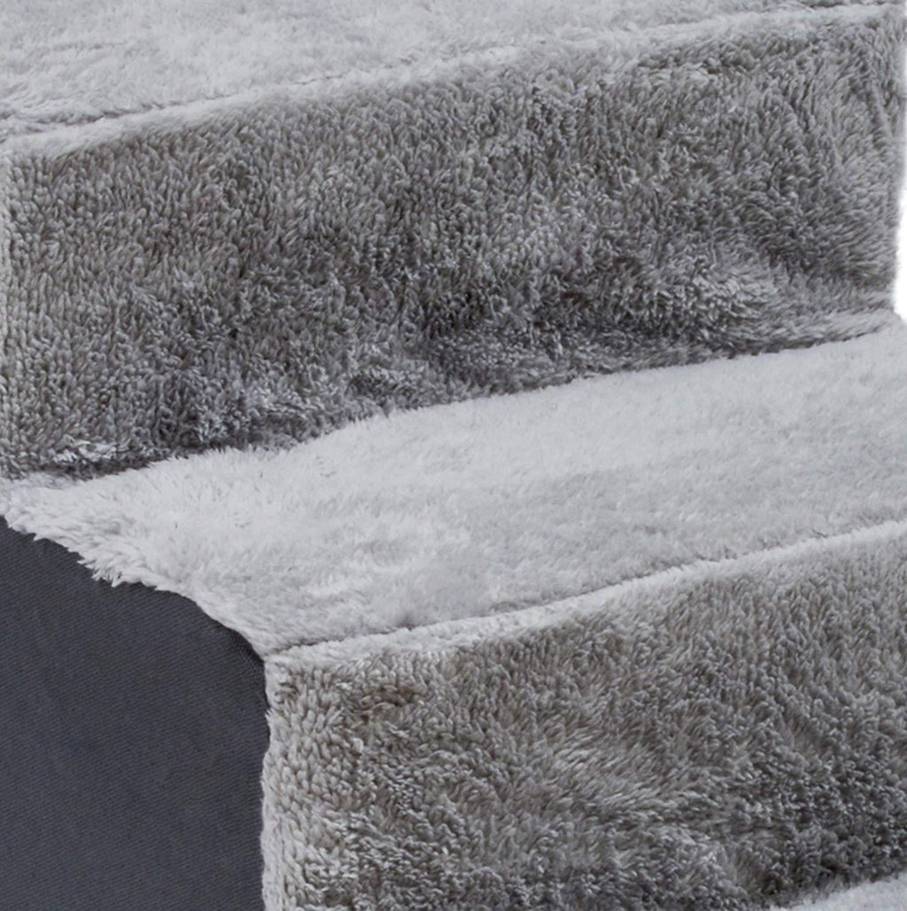 Dallas Manufacturing Co. 4 Step Home Dcor Pet Steps, Gray
