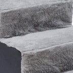 Dallas Manufacturing Co. 4 Step Home Dcor Pet Steps, Gray