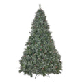 GDF Studio Green Hinged Mixed Needles Cashmere Pinecones Artificial Christmas Tree, 7.5'