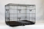 Homey Pet-18 24" 30" 36", 42", or 48" Wire Folding Cawith Pull Out Tray and Optional Floor Grid