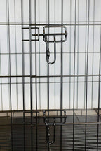Homey Pet-18 24" 30" 36", 42", or 48" Wire Folding Cawith Pull Out Tray and Optional Floor Grid
