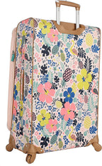 Luggage Large Expandable  Pattern Suitcase With Spinner Wheels For Woman (Trop Pineapple, 28in)