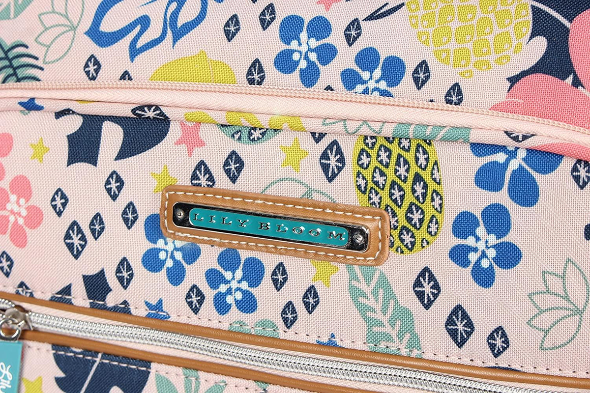 Luggage Large Expandable  Pattern Suitcase With Spinner Wheels For Woman (Trop Pineapple, 28in)