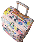 Luggage Large Expandable  Pattern Suitcase With Spinner Wheels For Woman (Trop Pineapple, 28in)