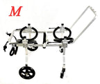 ZHIJIA Pet Disabled Wheelchair Hand-held Dog Wheelchair Assisted Rehabilitation Car 4 Wheels Can Be Placed Disabled Pet Belly Light Aluminum