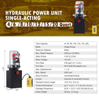 Preenex Hydraulic Pump Power Unit Single Double Acting 4/6/8/10/12/15