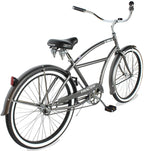 Tracer Taha Complete Cruiser Bike for Men, 26 Inch Wheels,Hi-Ten Steel Frame,  1,7-Speed, Multiple Colors,Hybrid Bike,Mens Bike,Adult Bike,Fat Tire Bike,Beach Cruiser Bike Men