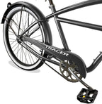 Tracer Taha Complete Cruiser Bike for Men, 26 Inch Wheels,Hi-Ten Steel Frame,  1,7-Speed, Multiple Colors,Hybrid Bike,Mens Bike,Adult Bike,Fat Tire Bike,Beach Cruiser Bike Men