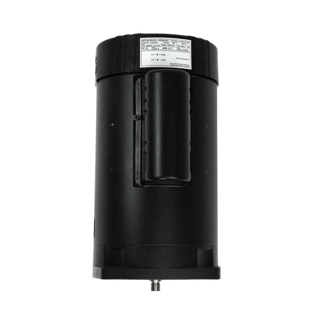 replacement pool pump swimming pool motor frame dual voltage 1hp 115/230 voltage
