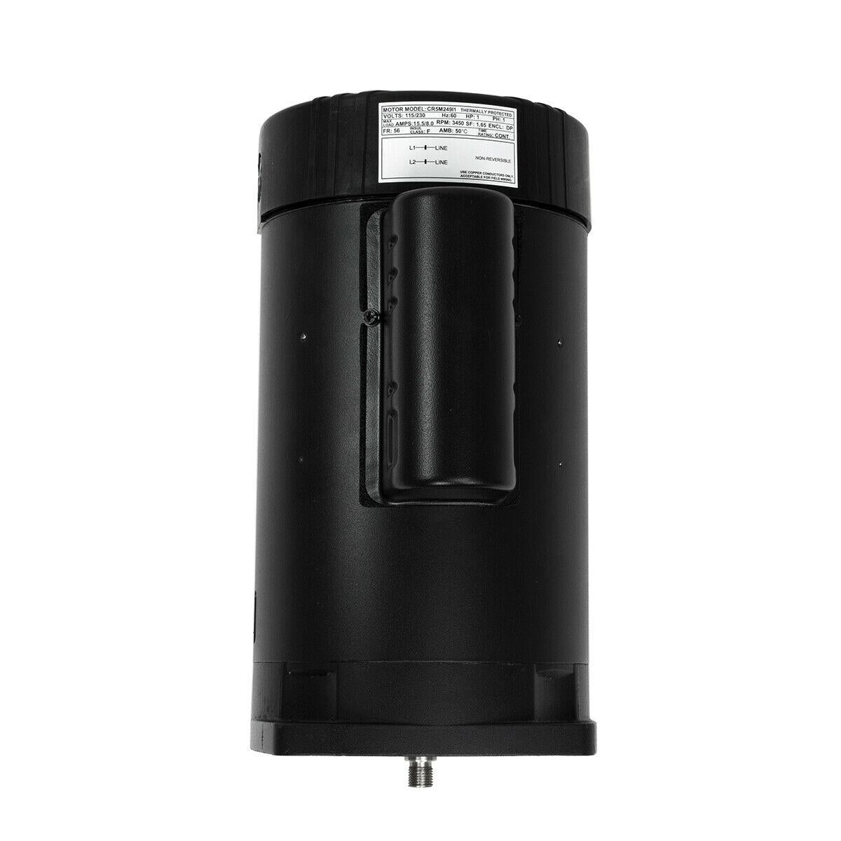replacement pool pump swimming pool motor frame dual voltage 1hp 115/230 voltage