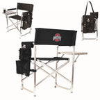 Ohio State University Black Patio Sports Chair with Digital Logo