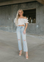 off the shoulder top