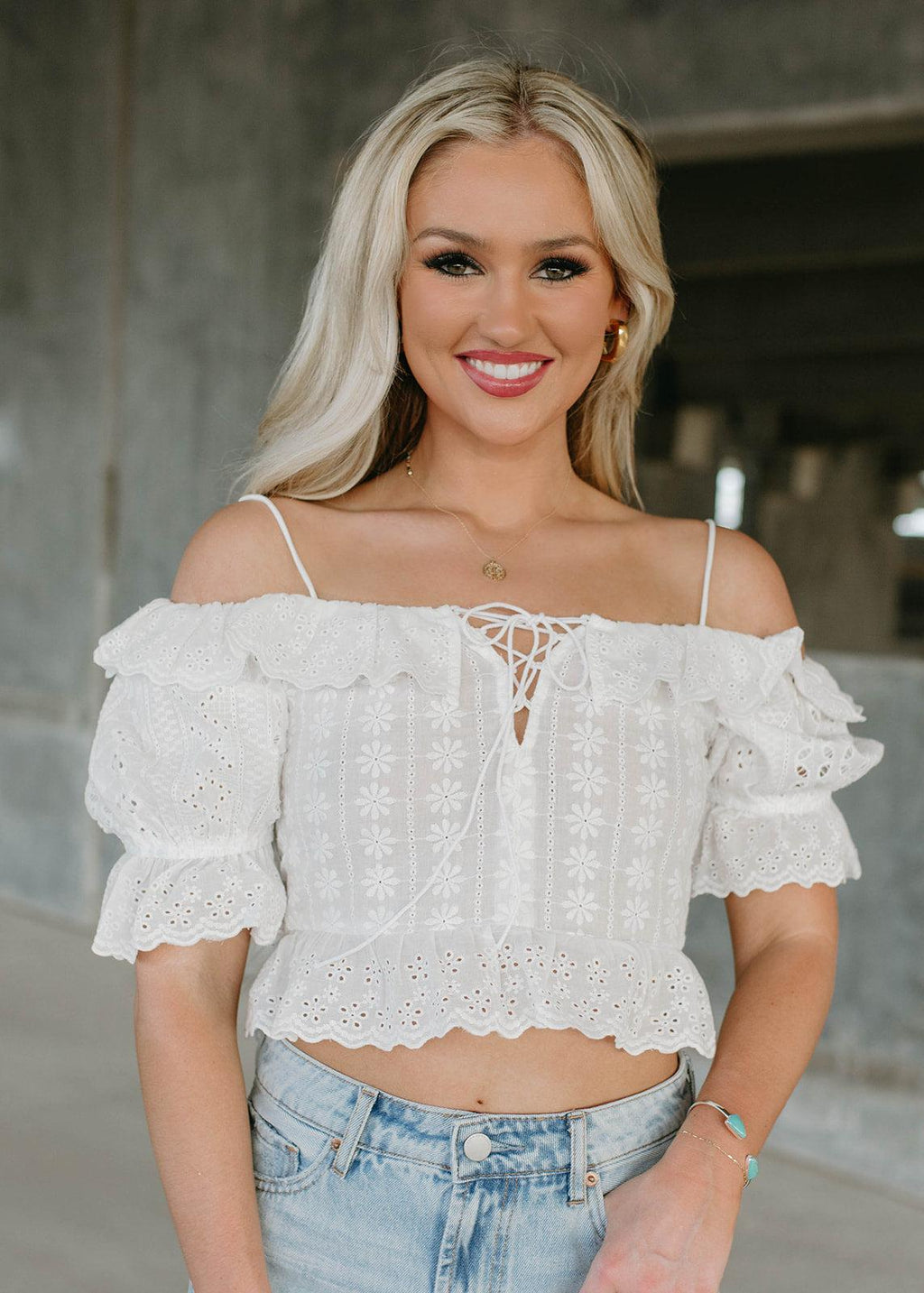 off the shoulder top