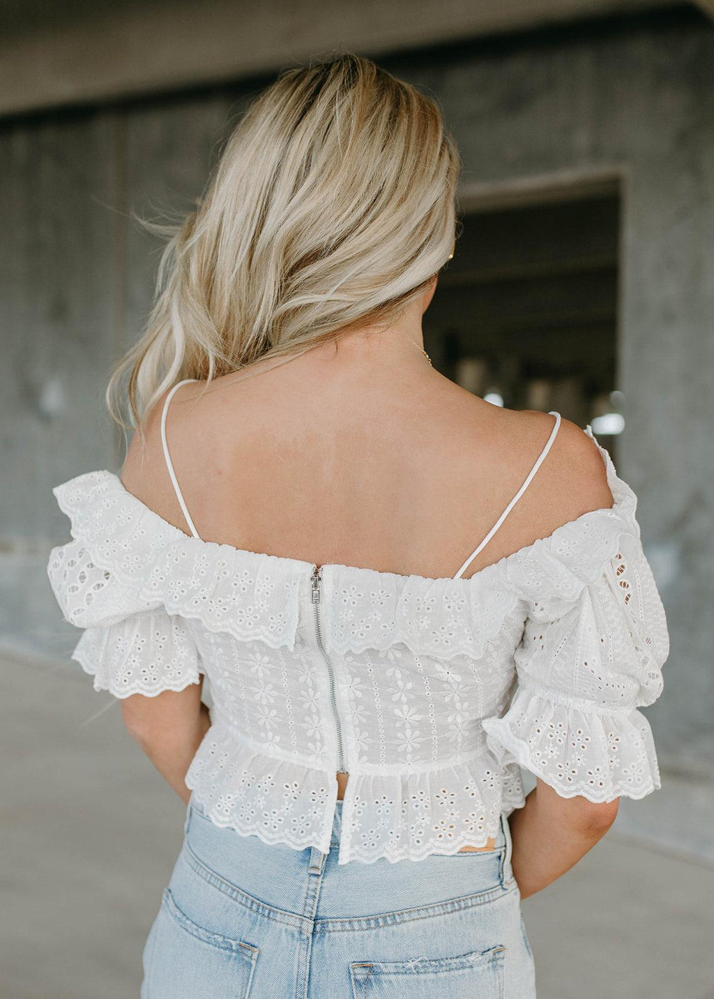 off the shoulder top