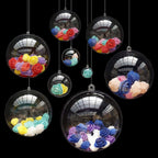 WBF Holiday Decoration Christmas Ball Ornaments- 50/60/70/ 80cm HuTransparent Plastic Thickened Ball Christmas Decorations Mall Wedding Party Layout Ornaments Hanging Ball Ball Ornaments