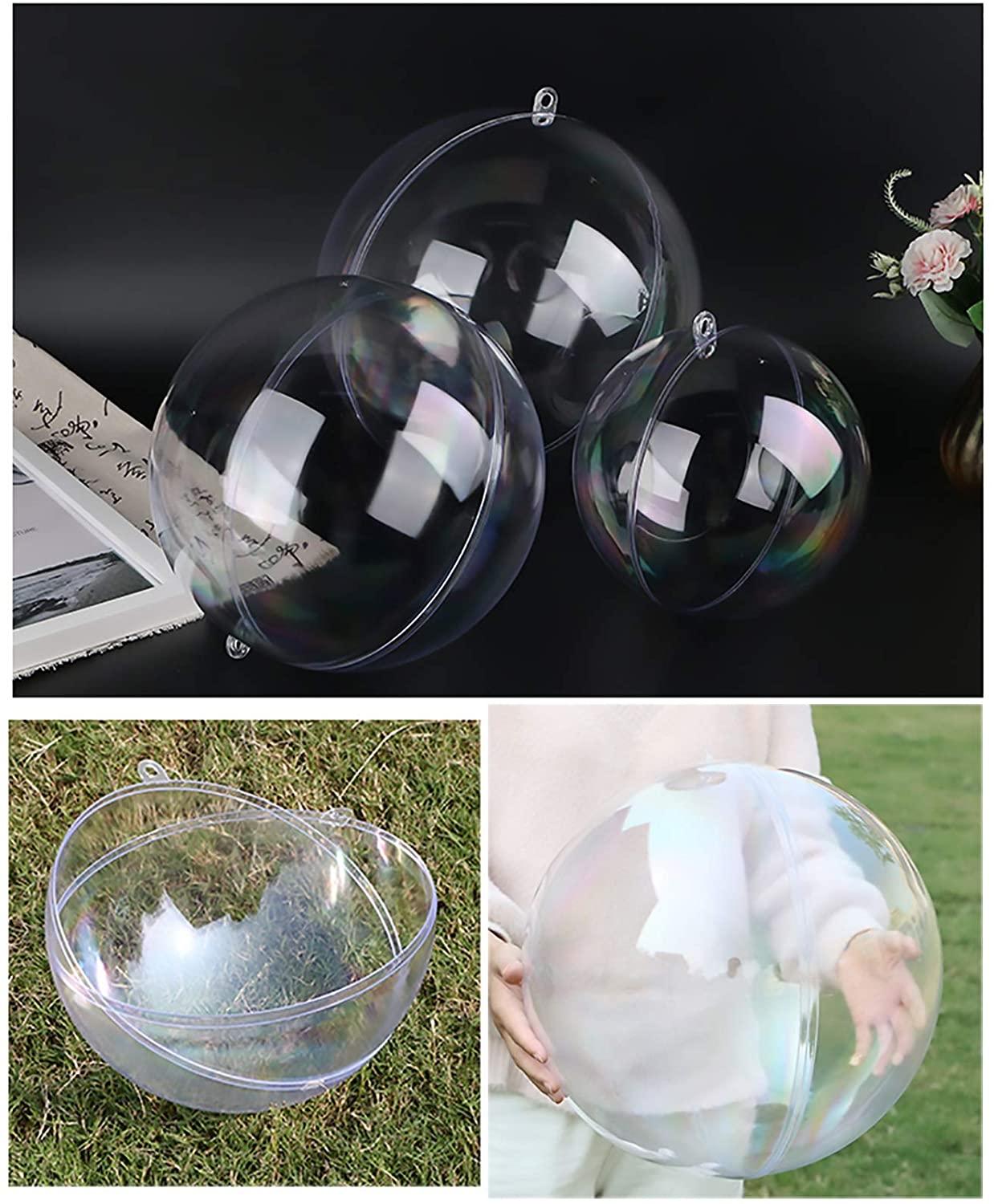 WBF Holiday Decoration Christmas Ball Ornaments- 50/60/70/ 80cm HuTransparent Plastic Thickened Ball Christmas Decorations Mall Wedding Party Layout Ornaments Hanging Ball Ball Ornaments