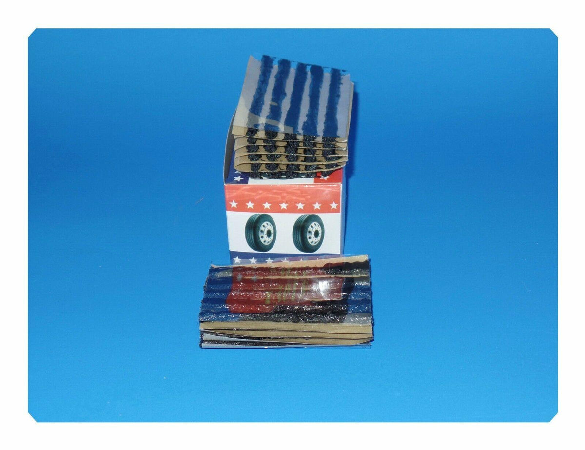 50 Boxes of 60 plugs 3000 Self Vulcanizing Tubeless Tire Repair Black Plugs 4"