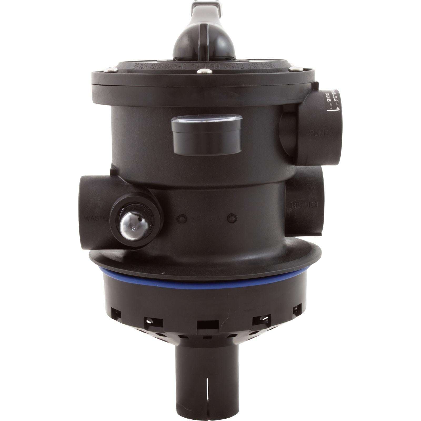 Hayward Multiport Valve, Hayward SP0714T, 1-1/2" Top Mount, 6 Pos