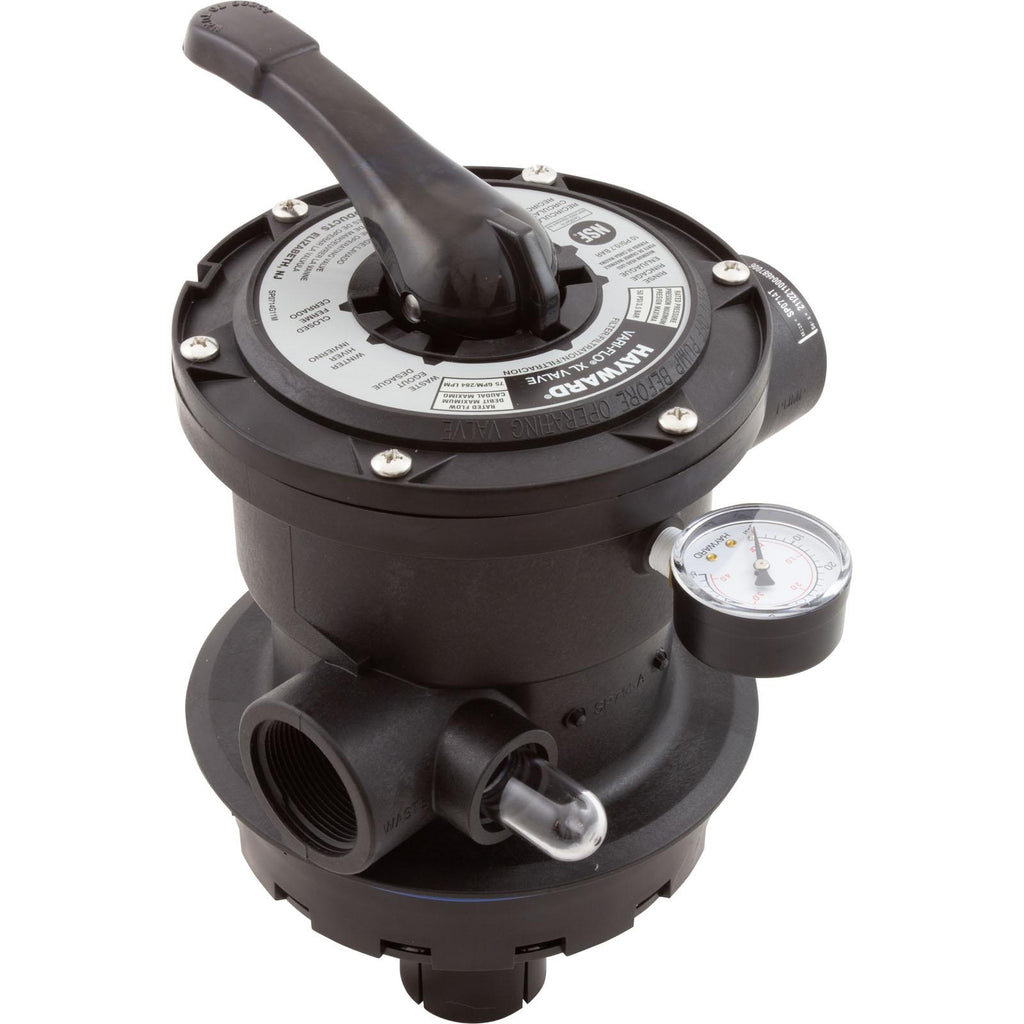Hayward Multiport Valve, Hayward SP0714T, 1-1/2" Top Mount, 6 Pos