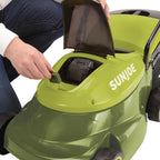 MJ24C-14-XR Cordless Lawn Mower with Brushless Motor, 24-Volt, 5-Amp, 14