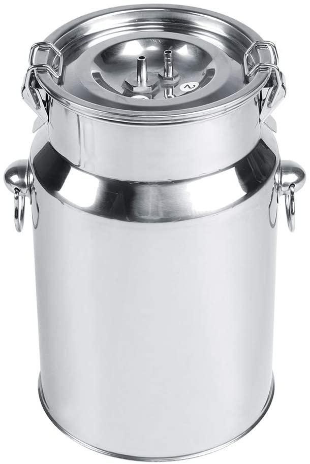 jadpes cow goat milking machine,pulsation vacuum pump milker,stainless steel automatic mini portable household 7l electric milking livestock milker with vacuumpulse pump for goat sheep100-240v