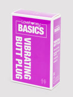 BASICS Vibrating Butt Plug 4.5 Inches, Blue