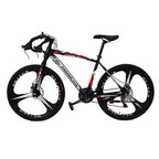Black Friday Deals! LEBONYARD Commuters Aluminum Full Suspension Road Bike 21 Speed Disc Brakes, 700c, Black