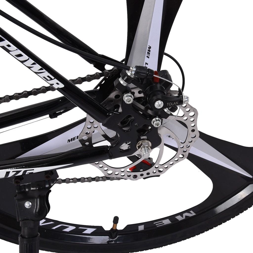 Black Friday Deals! LEBONYARD Commuters Aluminum Full Suspension Road Bike 21 Speed Disc Brakes, 700c, Black