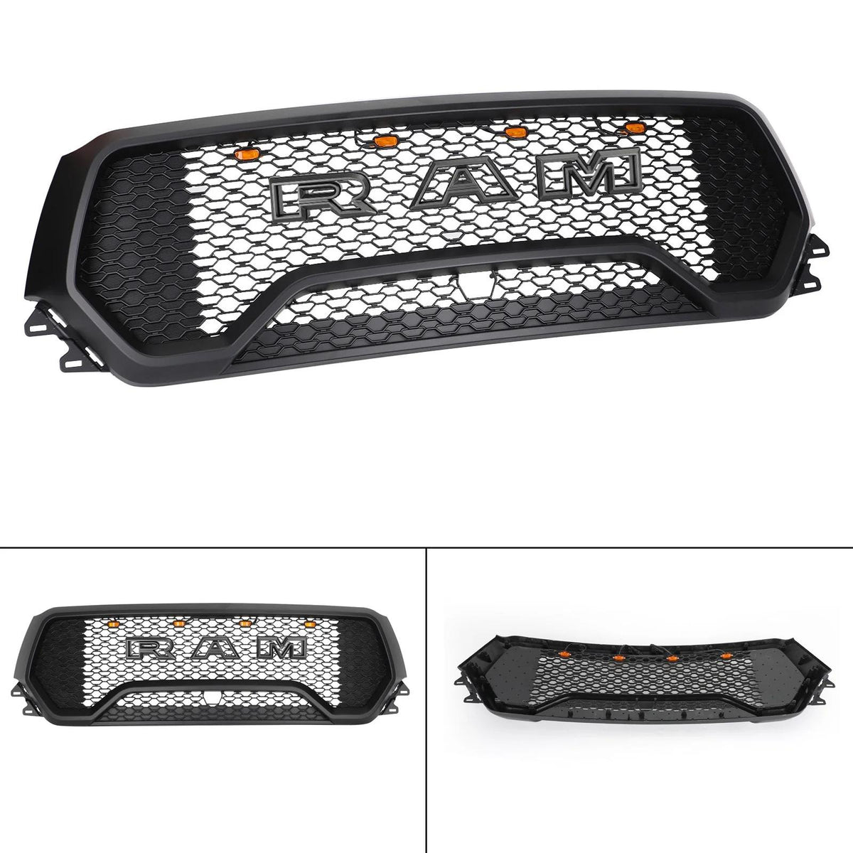 2019-2023 Dodge Ram 1500 TRX Style LED Honeycomb Front Upper Hood Grille Generic