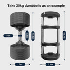 Yotoy Adjustable Dumbbells Household Dumbbells Men's Dumbbells Women's Dumbbells
