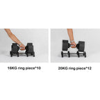 Yotoy Adjustable Dumbbells Household Dumbbells Men's Dumbbells Women's Dumbbells