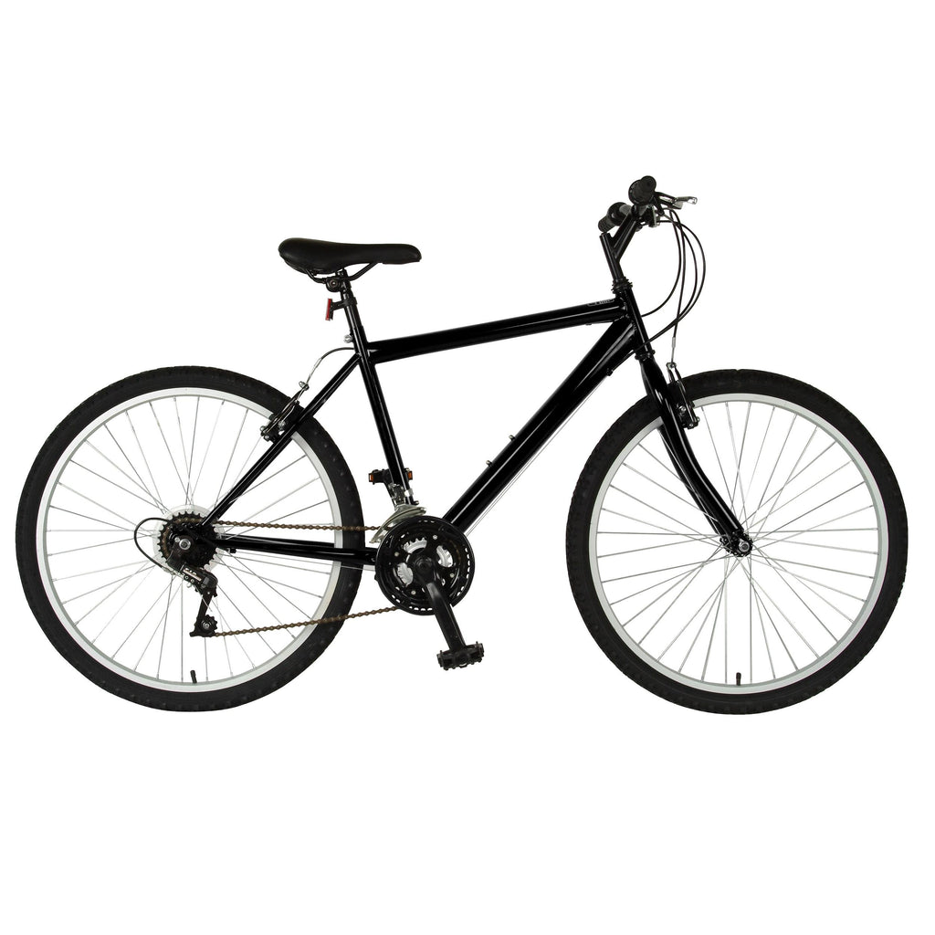 Rigid Mountain Bike, 26 in wheels, 18 in frame, Men's Bike, Black
