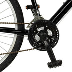 Rigid Mountain Bike, 26 in wheels, 18 in frame, Men's Bike, Black