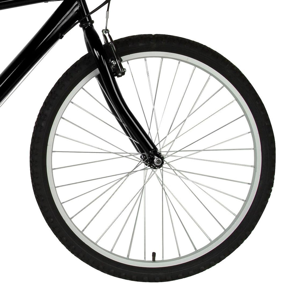 Rigid Mountain Bike, 26 in wheels, 18 in frame, Men's Bike, Black