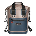Back Pack or Carry Bag Cooler in Beiand Blue