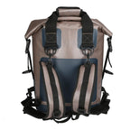 Back Pack or Carry Bag Cooler in Beiand Blue