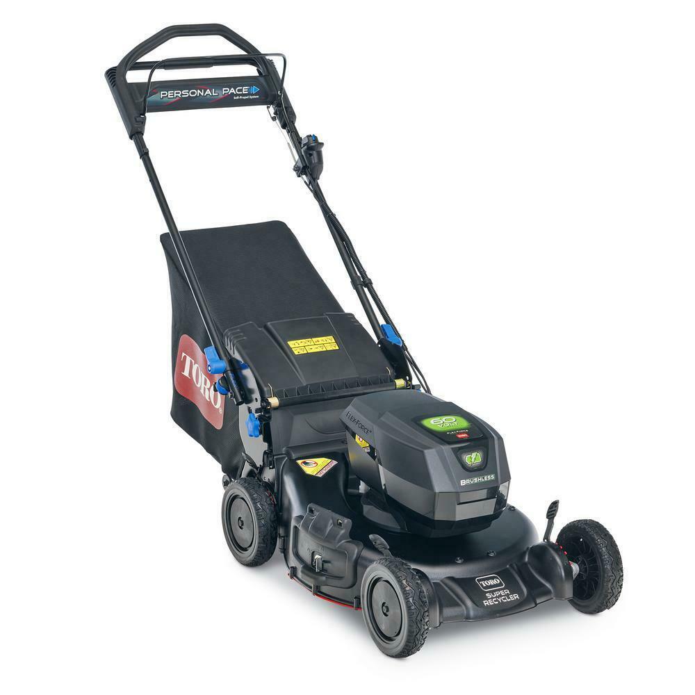 Self Propelled Lawn Mower 21 in. 60V Lithium-Ion Smart Stow Aluminum (Tool-Only)
