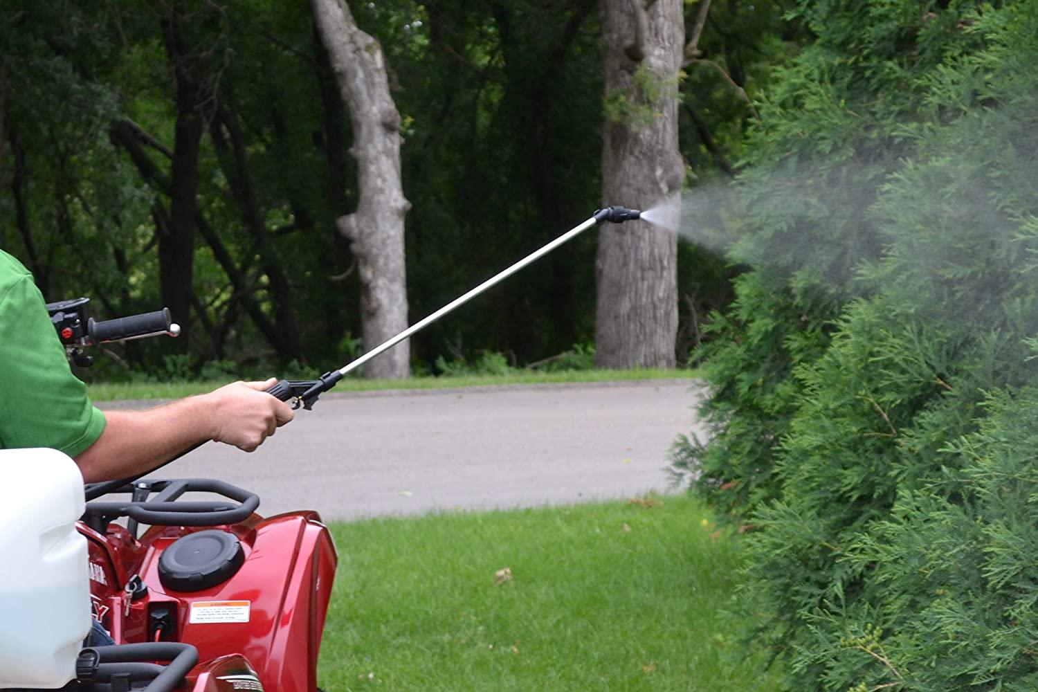 master manufacturing sso-01-015a-mm 15 gallon spot sprayer-everflo 2.2 gpm, white