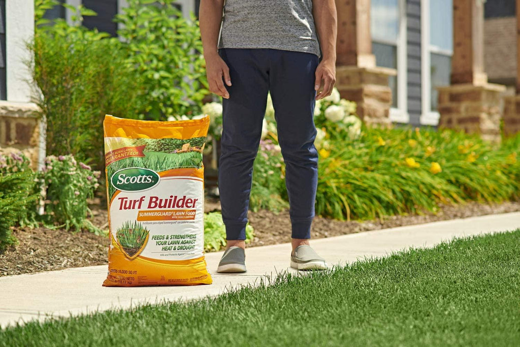 scotts turf builder summerguard lawn food with insect control, 40.05 lbs.