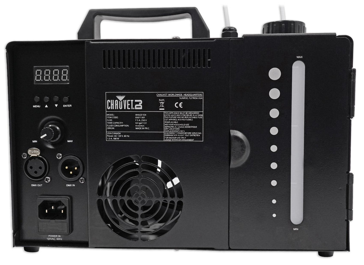 Chauvet DJ Hurricane Haze 1DX Water Base Haze Machine Hazer+Waterproof Carry Bag