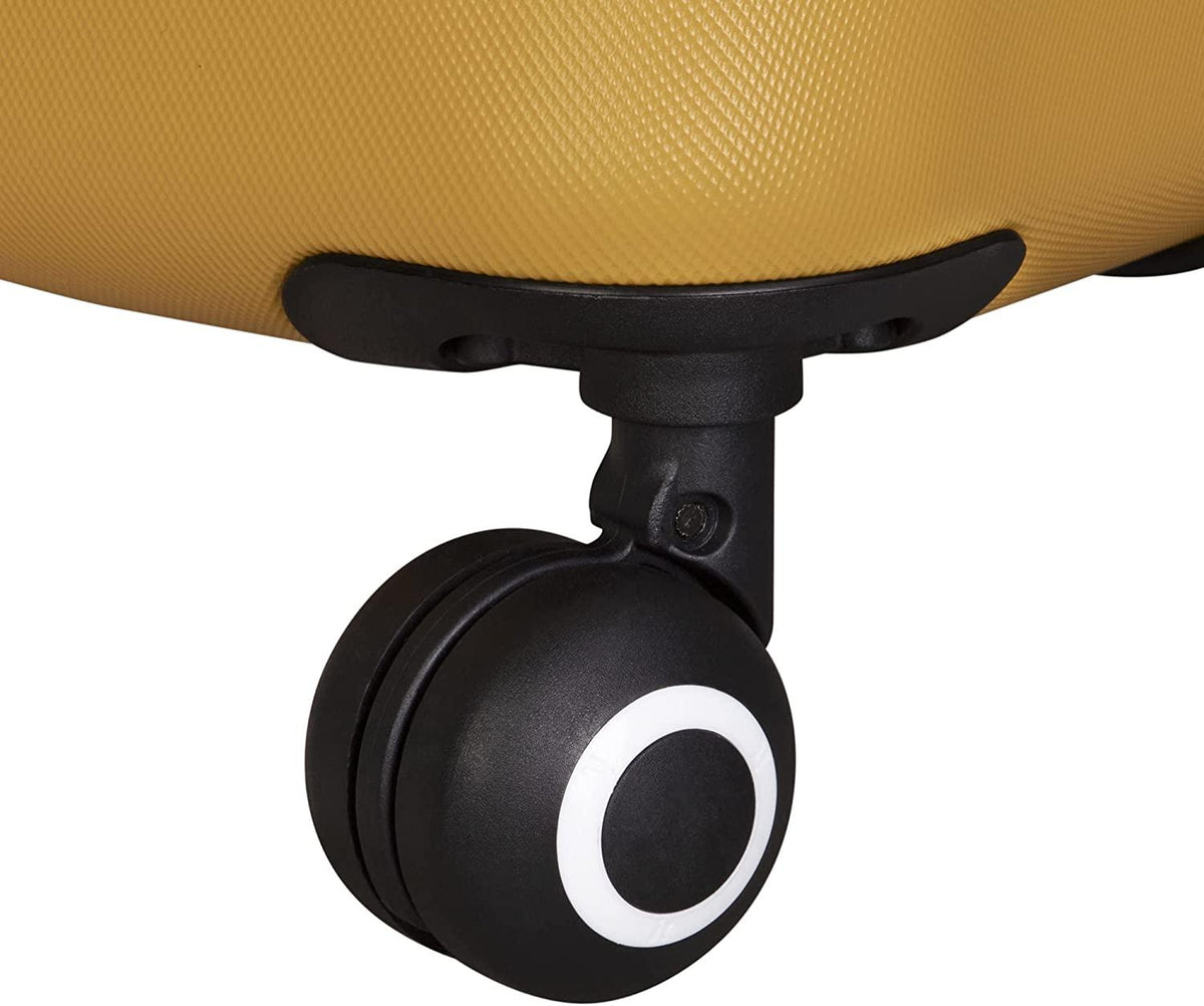 Intervolve 28" Hardside Checked 8 Wheel Expandable Spinner, Old Gold