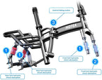 Folding Anti-Skid Electric Bike,High-Performance EBike Suitable for Adults and Teenagers,3 Smart Riding Mode for Complicated Road Conditions for Adults and Teenagers