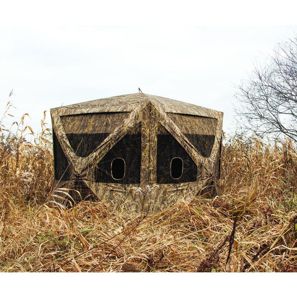 Big Cat 350 3-Person Hub Blind Blades Camo