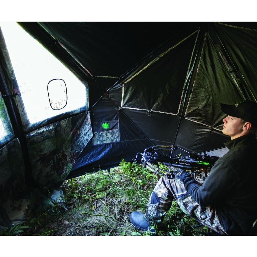 Big Cat 350 3-Person Hub Blind Blades Camo