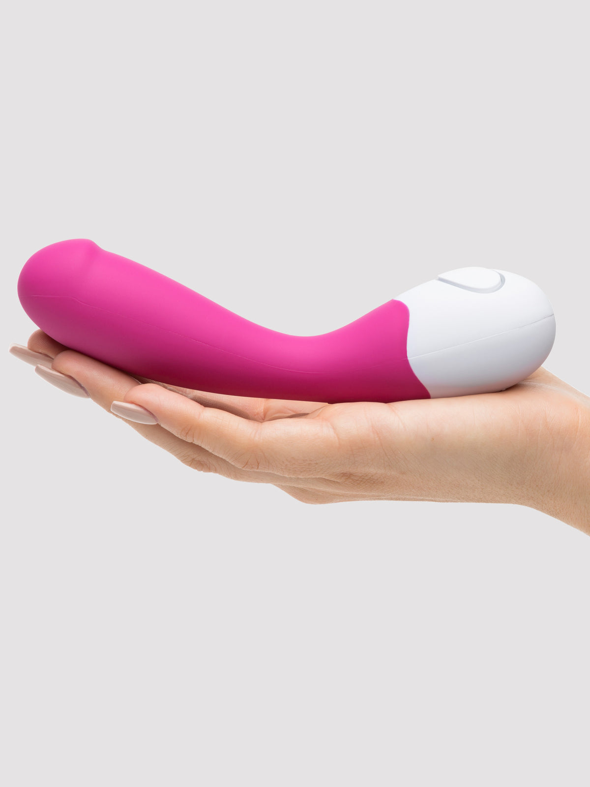 OhMiBod Cuddle Rechargeable G-Spot Vibrator, Pink