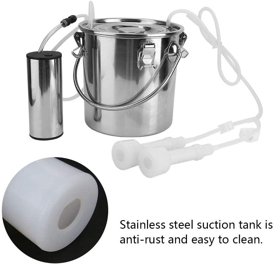 wosume eu plug goat milking kit, milking kit, portable impulse milker electric milking machine cows sheep livestocks for goats(for sheep)